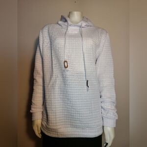 NWOT, women's white hoodie